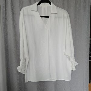 New ! Elegant White Women's Top